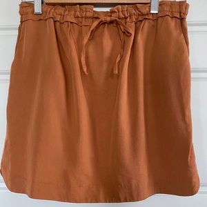 NWT HashTag Cinnamon Drawstring Lounge Skirt XS